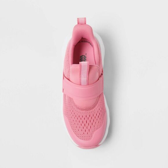All In Motion - Kids' Dillon Slip-On Performance Sneakers - All In Pink - Picture 3 of 4